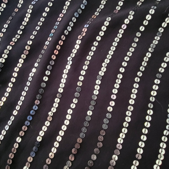 Black Angie Skirt with Sequins - Picture 3 of 6